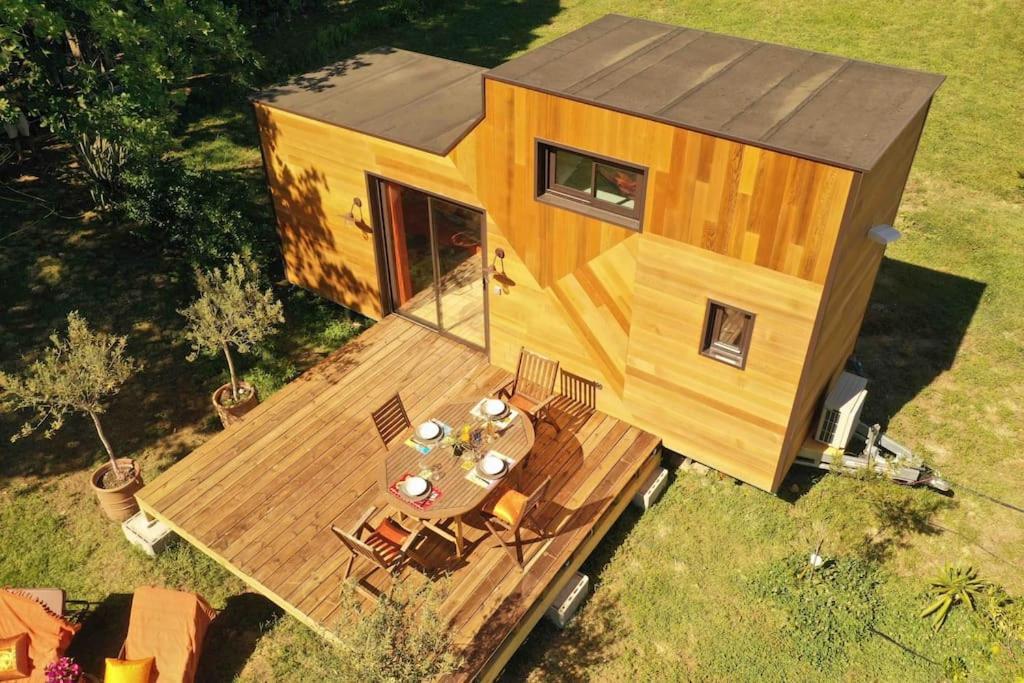 Tiny House Atypique Tout Confort 4 Pers Jardin La Garde  Eksteriør bilde